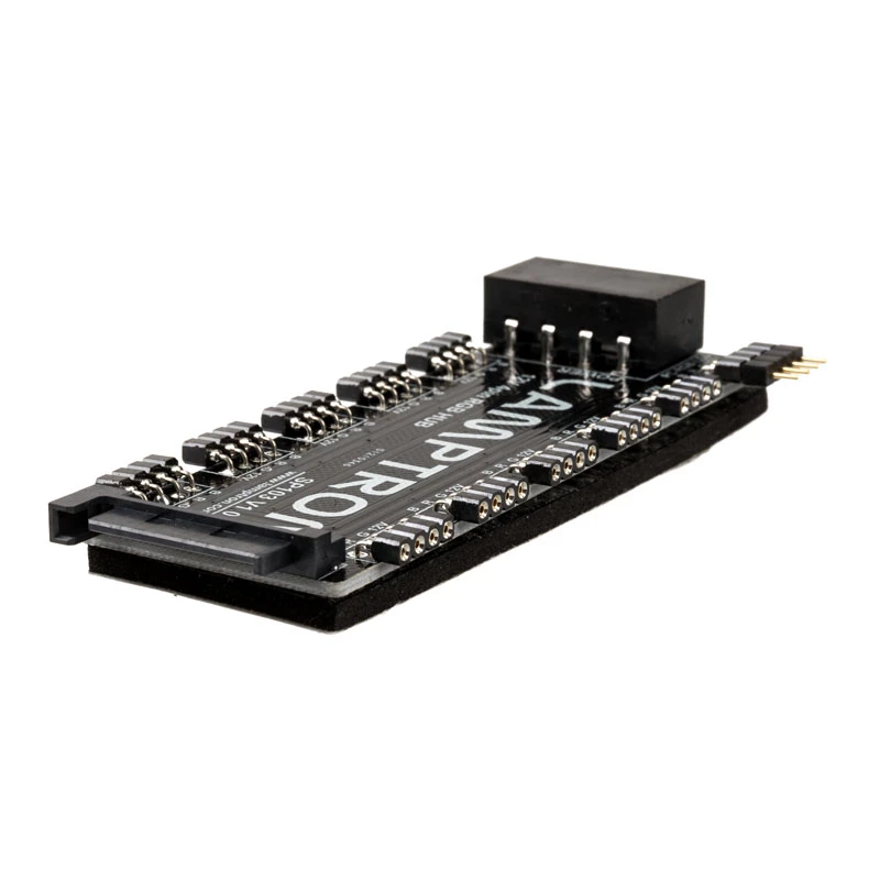 RGB Hub Lamptron SP103 10x für Aura Sync, Fusion, Mystic — 10-Kanal-RGB-Controller