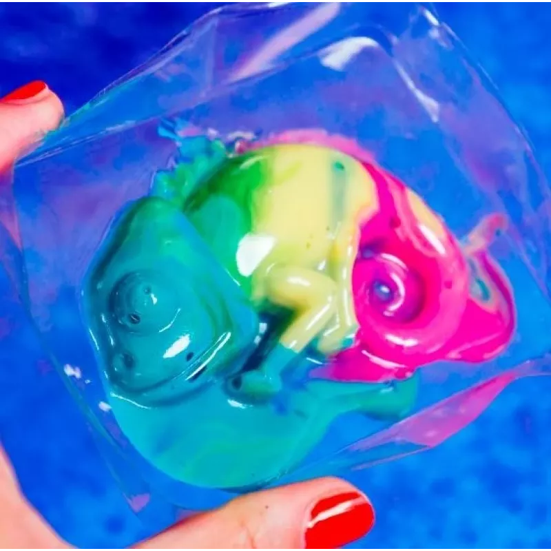 Liscianigiochi Science Kit Crazy Science Slime Chameleon 304-PL89246 – pädagogisches Schleimexperimentier-Set