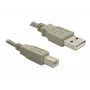 USB-Kabel DeLOCK 82216 USB 2.0 3 m USB A USB B Grau