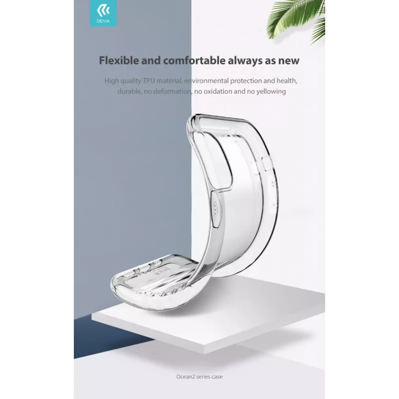 Smartphone-Hülle Devia Ocean2 Serie für iPhone 11 Pro Max, transparent, schützende durchsichtige Abdeckung