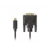 Videokabel-Adapter LANBERG CA-CMDV-10CU-0030-BK, USB Type-C auf DVI-D, 3 m, schwarz