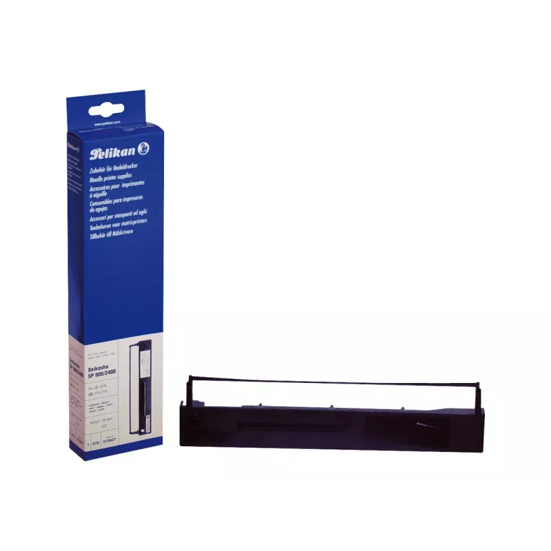 Pelikan Schwarz – 13 mm x 14 m – Farbband – für SEIKOSHA SL-80, SP-1000, 1200, 1600, 180, 1900, 2000, 2400, 800