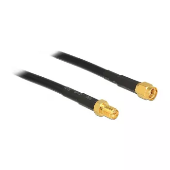Koaxialkabel DeLOCK CFD200 3m RP-SMA Schwarz