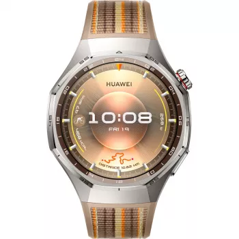 Huawei WATCH GT 6 Pro 46mm | Smartwatch | GPS (Satellit) | AMOLED | 1,47 Zoll | Wasserdicht | Braun
