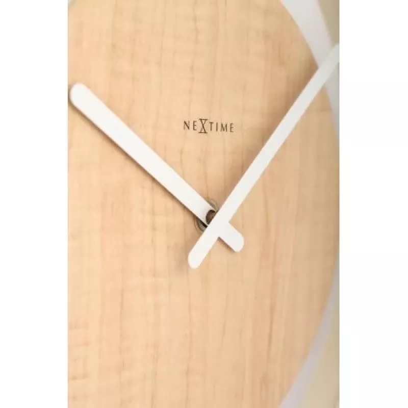 NeXtime klok 3046 Wood Loop, Ø30 cm, Wand, Holz