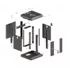 Wandmontage-Rack Lanberg WF11-3306-10B 6U Schwarz 30 kg Kapazität
