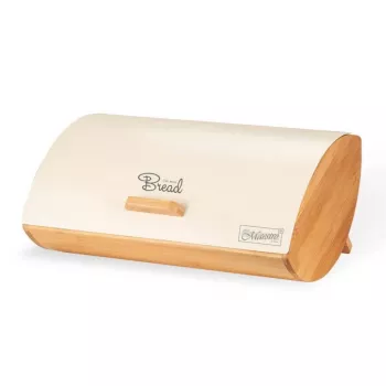 Maestro MR-1775-IVORY Brotkasten Other Ivory, Holz Bambus, Metall