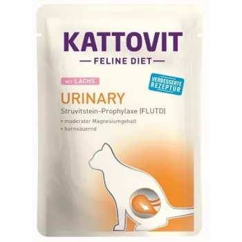 KATTOVIT Feline Diet Urinary Salmon - Nassfutter für Katzen - 85g