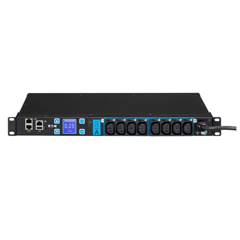 Eaton EMAH28 Power Distribution Unit (PDU) 8 AC-Ausgänge 1U Schwarz
