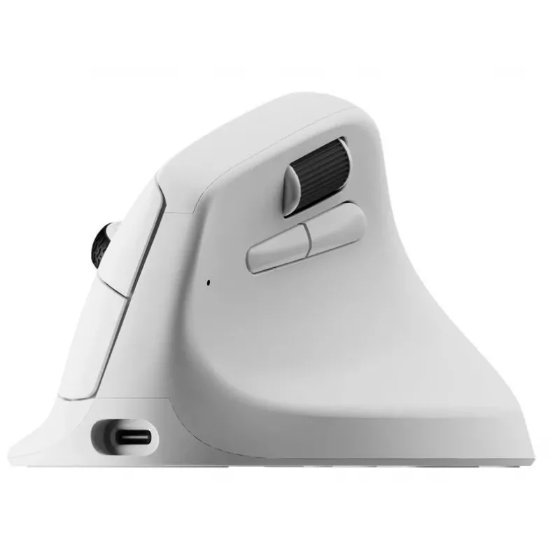 Keychron M5 8K Weiß (M5-A24) mechanische Maus kabelgebunden/kabellos, kompaktes Design