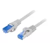 Netzwerkkabel LANBERG Cat6a S/FTP PCF6A-10CC-0300-S RJ-45 3 m Grau, LSZH, 500 MHz, CCA, Ø6 mm