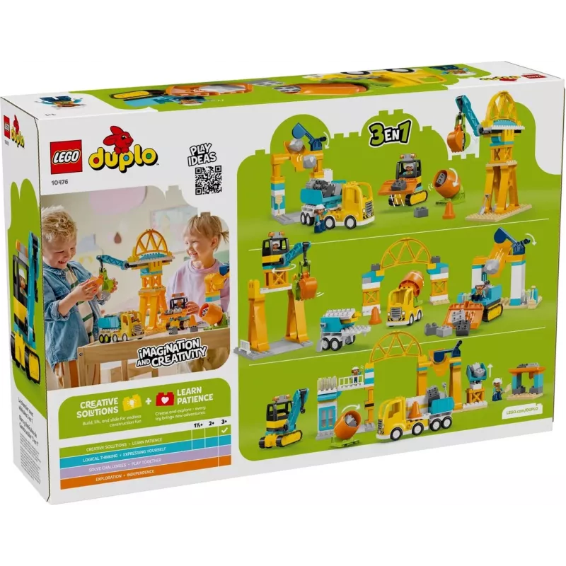 LEGO DUPLO 10476 3-in-1 Baustelle und Fahrzeuge