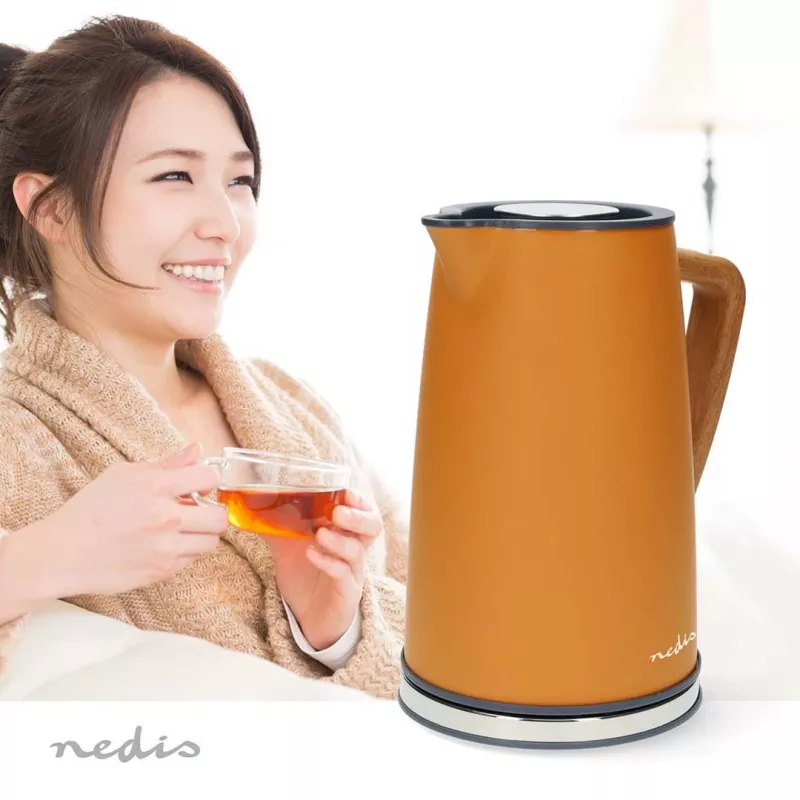 Wasserkocher Nedis KAWK510EOR 1,7 L 2200 W Orange
