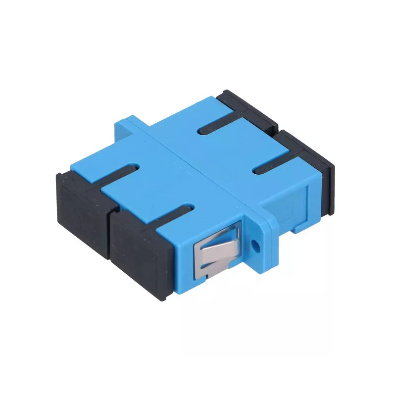 LWL-Adapter Extralink SC/UPC Singlemode Duplex, blau, SC/UPC-Anschlüsse