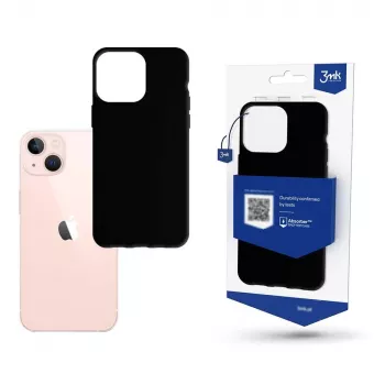 Handy-Schalenhülle 3MK Matt Case für Apple iPhone 14, TPU, passend für 6,1 Zoll (15,5 cm), Schwarz