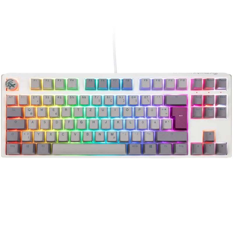 Ducky One 3 TKL Tastatur Gaming USB Silber