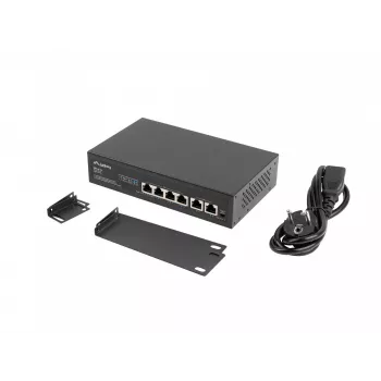 Lanberg Switch PoE+ Rack 10/19 RSFE-4P-2FE-60