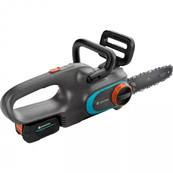 Akku-Kettensäge PowerSaw 250/18V P4A Ready-To-Use Set (Grau/Türkis, Li-Ion Akku 2,5Ah P4A, POWER FOR ALL ALLIANCE)