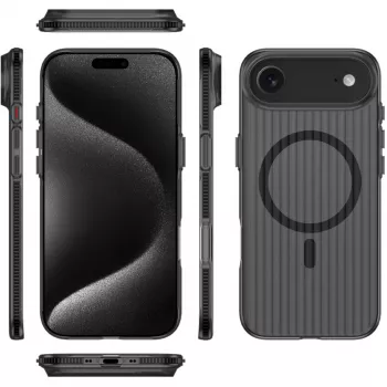Cover 4smarts 541640 iPhone 17 Air 16,8 cm Schwarz Transparent