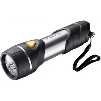 Handtaschenlampe Varta Day Light Multi LED F30 Schwarz Silber Gelb