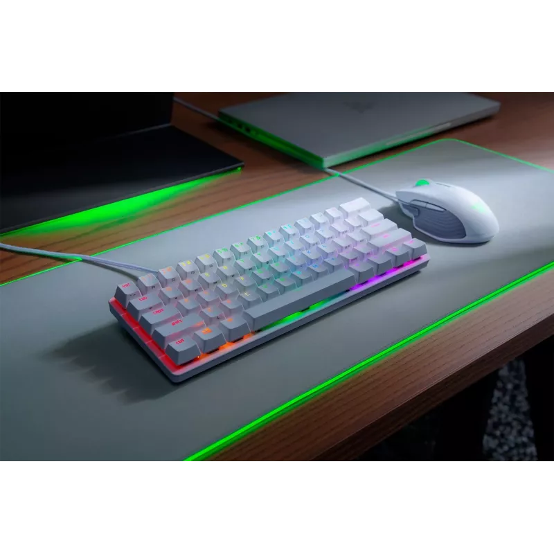 RAZER Huntsman Mini - Mercury Edition - Purple Switch - US-Layout Tastatur