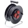 Stromverlängerungskabel Bachmann 392.182 25 m 3 AC-Steckdosen Outdoor Schwarz
