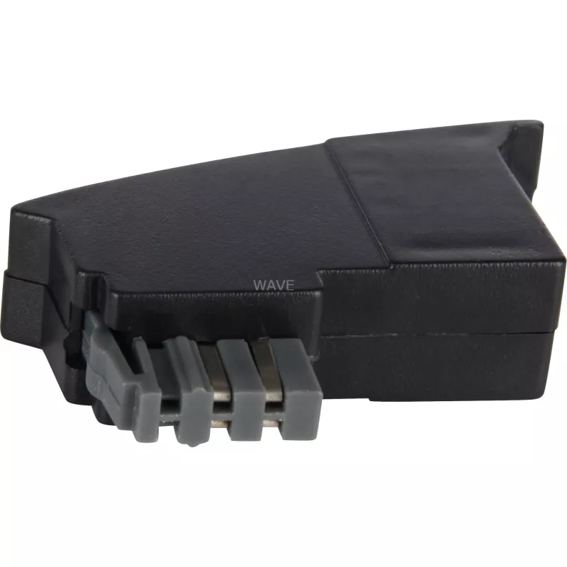 Goobay TAE Telefonadapter-Stecker 50308 TAE-N auf RJ-11/RJ-14 Schwarz