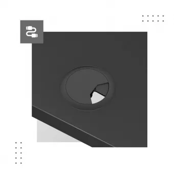Höhenverstellbarer elektrischer Gaming-Schreibtisch Mark Adler MA-Leader 7.6 Schwarz — 160×80 cm, 72–118 cm, max. 70 kg