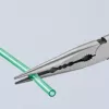 KNIPEX Long Reach Needle Nose Pliers with transverse profiles