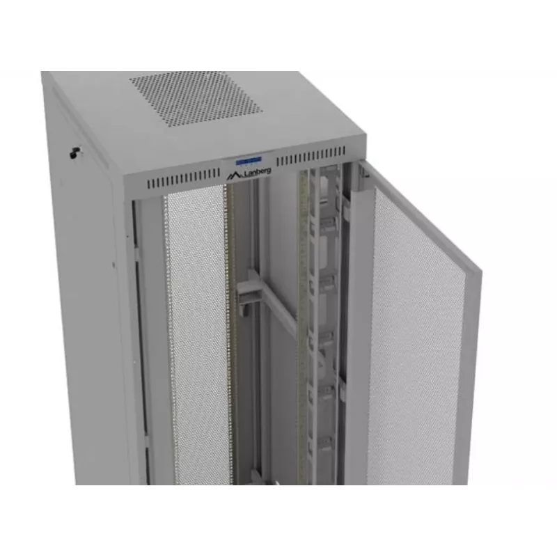 19 Zoll Rack-Schrank LANBERG FF01-8047-23SL 47U 800x1200 mm Grau perforierte Türen