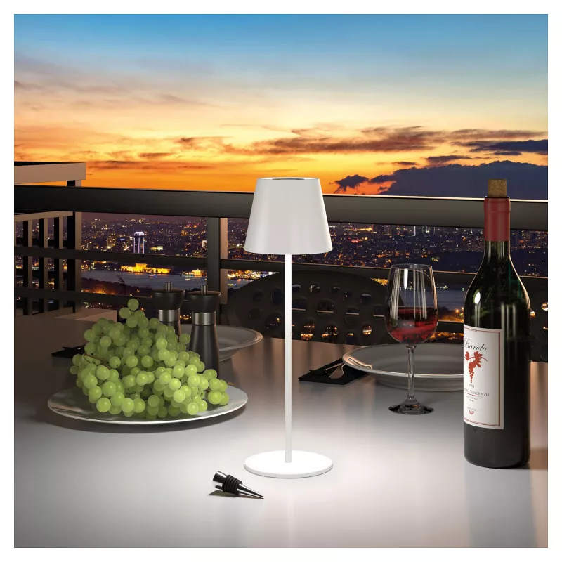 LED-Tischleuchte RealPower TableLight 360 RGB 3W IP44 1800mAh