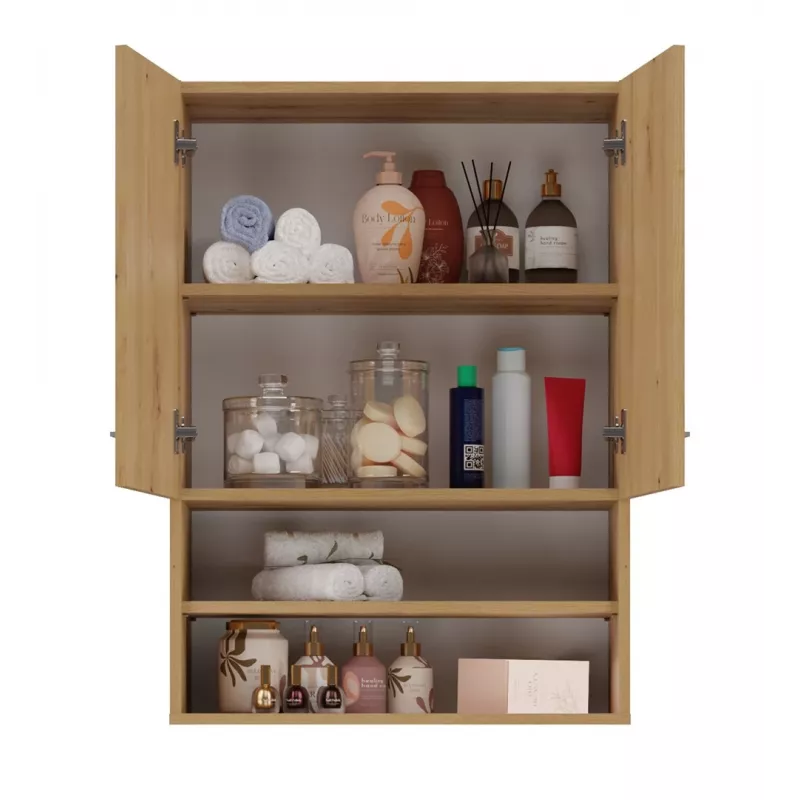Topeshop POLA MINI DK ARTISAN Badezimmerschrank Eiche