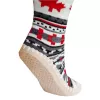 Slipper-Stiefel Glovii GQ4M Unisex – Winter, Obermaterial Polyester, synthetische Außensohle, Kohlefaser, Einheitsgröße, mehrfarbig (Grau/Rot/Weiß)