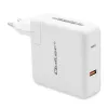 Qoltec GaN Charger FAST 108W | 5-20V | 3-4.7A | USB C | Weiß