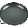 Bratpfanne KOHERSEN NX CERAMIC 24 cm, Edelstahlkorpus, NX CERAMIC Antihaftbeschichtung, induktionsgeeignet, mit Deckel