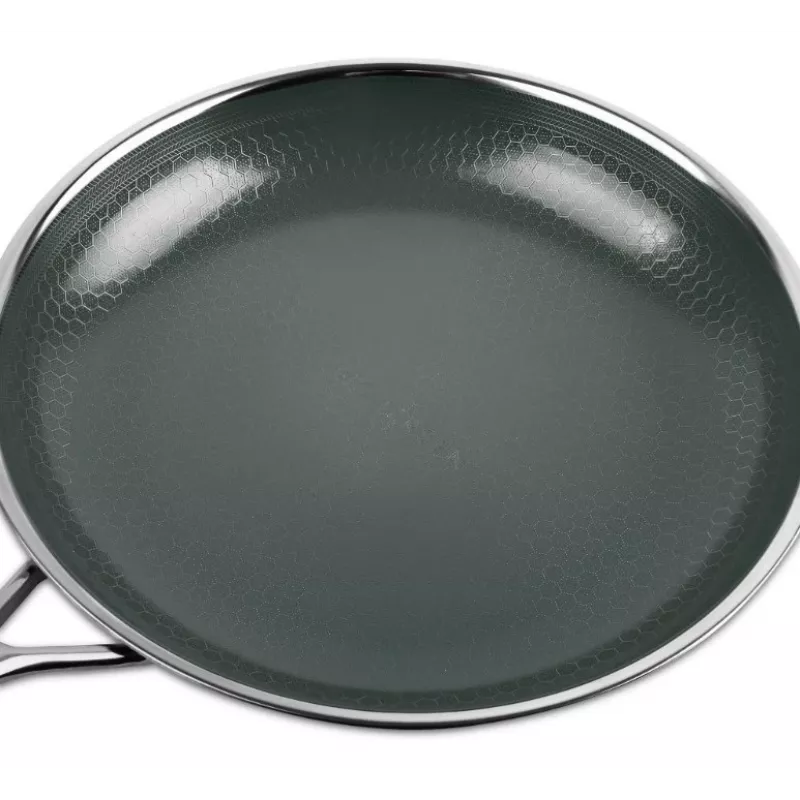 Bratpfanne KOHERSEN NX CERAMIC 24 cm, Edelstahlkorpus, NX CERAMIC Antihaftbeschichtung, induktionsgeeignet, mit Deckel