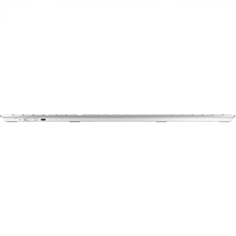 CHERRY DW 9100 SLIM Tastatur Maus inklusive Universal RF Wireless + Bluetooth QWERTZ Deutsch Silber