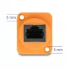 DeLOCK Netzwerkkabel 90804 0,3 m Cat5e U/UTP RJ-45 Schwarz Orange