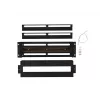 Kabelmanagement-Panel Lanberg AK-VDP103-B Stahl Schwarz 482,5 mm