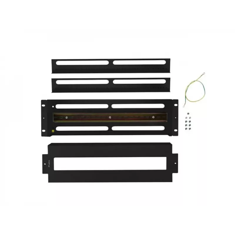 Kabelmanagement-Panel Lanberg AK-VDP103-B Stahl Schwarz 482,5 mm