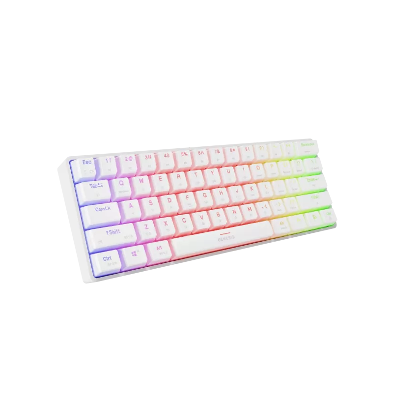 Gaming-Tastatur genesis THOR 660 G2 — kabelloser (2,4 GHz, Bluetooth) und kabelgebundener Modus