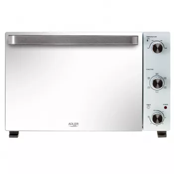 Elektrisches Tischbackofen Adler AD 6027, 48 L Kapazität, 1800 W, weiß