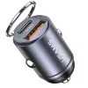 Auto-Ladegerät usams C38 30W — 1x USB-A + 1x USB-C Schnellladung