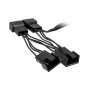Lüfter-Y-Kabel Kolink 1-auf-4 PWM 35 cm, 4-Pin-PWM auf 4×4-Pin-PWM + SATA