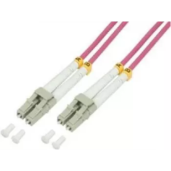 LogiLink FP4LC11 Glasfaserkabel 100 m OM4 Pink (FP4LC11)
