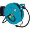 Offene Schlauchtrommel 9040OS-10, 20 Meter, Druckluftschlauch Blau, 2 Meter Anschlussschlauch