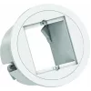 Bachmann PIX 1xCM RAL9010926.310Zierring in Edelstahl-Optik