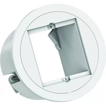 Bachmann PIX 1xCM RAL9010926.310Zierring in Edelstahl-Optik