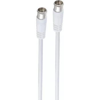 Koaxialkabel ShiverPeaks BS80108-128 10 m F-Stecker Weiß