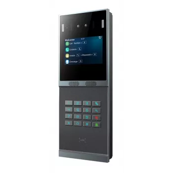 Fanvil i66 Video-Gegensprechanlage 2 MP 10,2 cm 4 Zoll Schwarz Grau